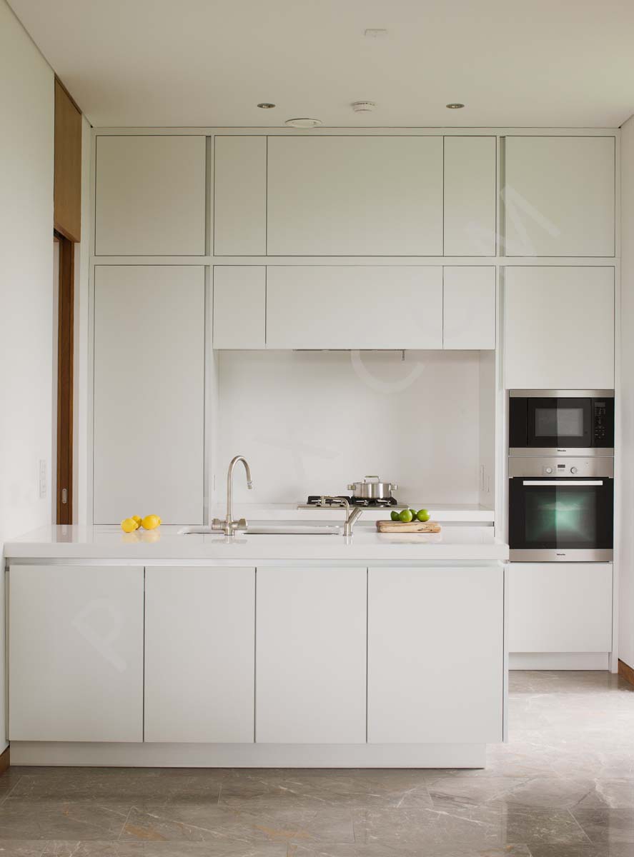 contemporary private residence-kitchen white