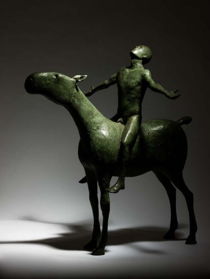 Still life of of fine art bronze sculpture