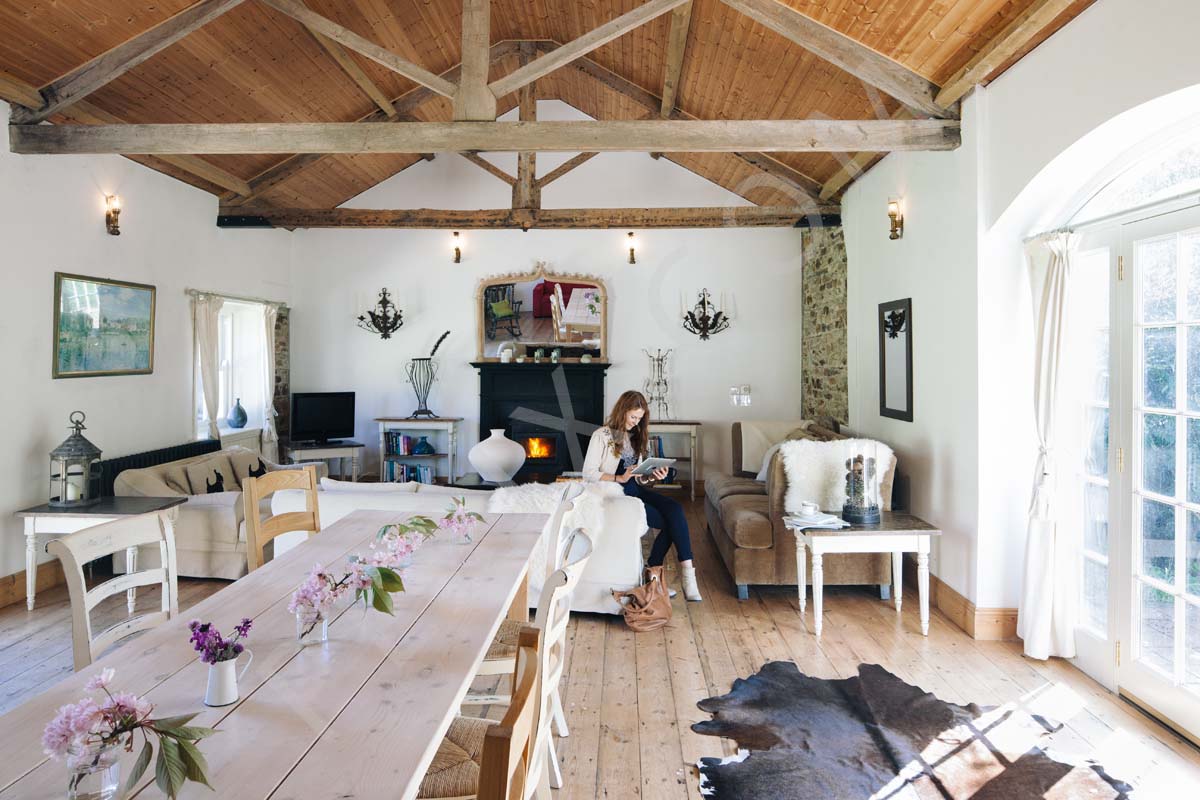 Interior photography of a Dairy cottage a lovely barn conversion