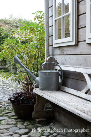 Garden furniture watering can
