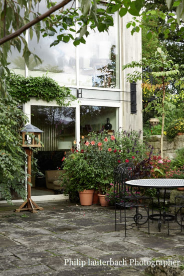 Garden patio furniture back extension