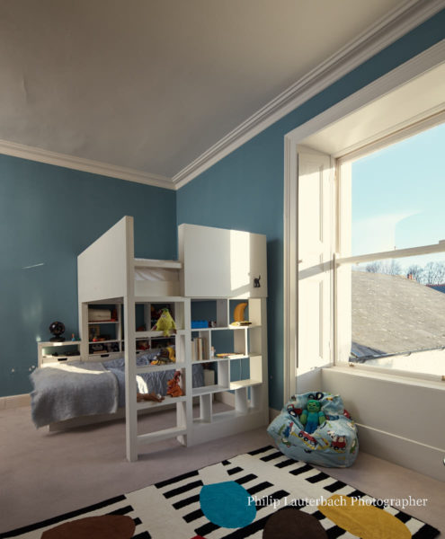 Kids bedroom ,bunk bed,desk,carpet,storage,floor lamp