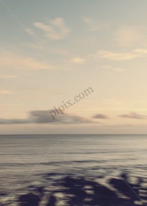 Blur of sea with clouds stock image - Interior, Architectural & Advertising Photographer with a library of house features for publishers